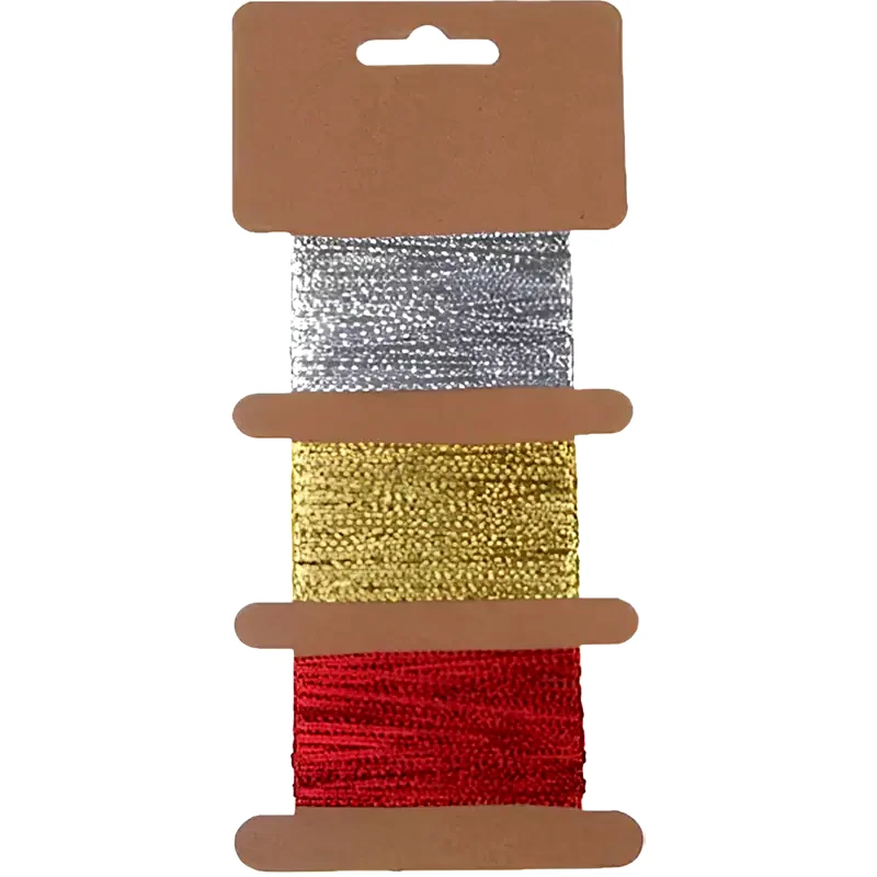 ANHUI TIANHUI INDUSTRIAL & TRADING CO., LTD Κορδέλα Glitter Anhui Tianhui 3m (3 Τεμάχια)