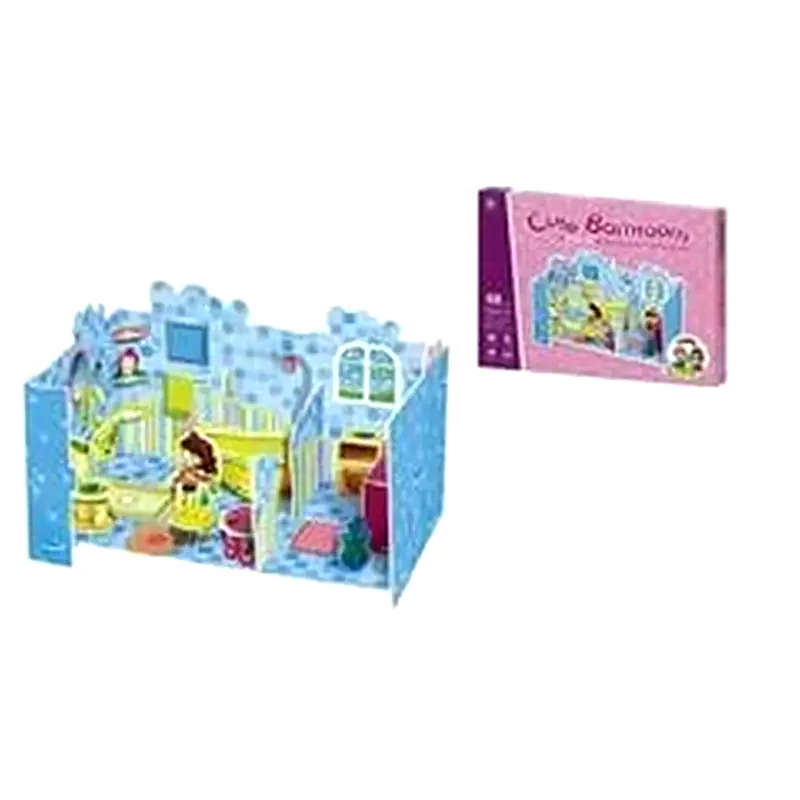 3D PUZZLES 3D Παζλ Charmland Μπάνιο Υ13X24X14Εκ. (48 Κομμάτια)