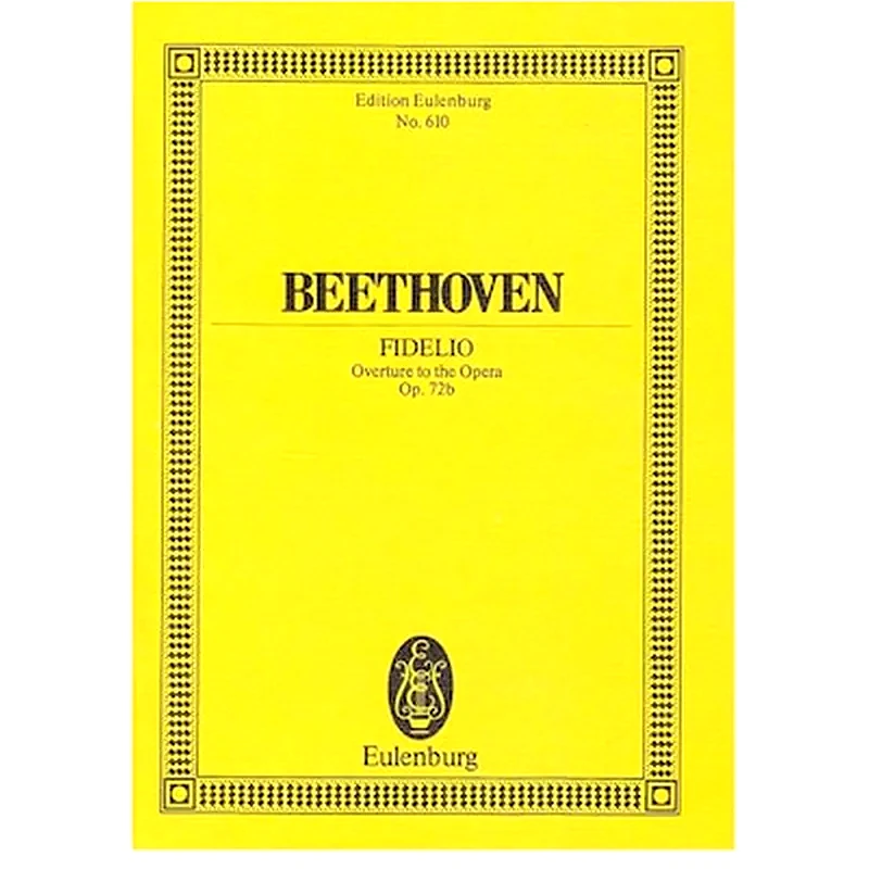 EDITIONS EULENBURG Βιβλίο Για Σύνολα Editions Eulenburg Beethoven - Fidelio Op.72b [pocket Score]