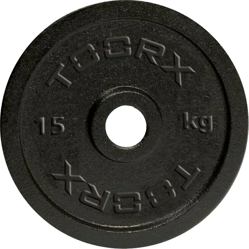 TOORX Δίσκος Toorx 15 kg για Μπάρα Ø25mm Μεταλλικός από Μαντέμι