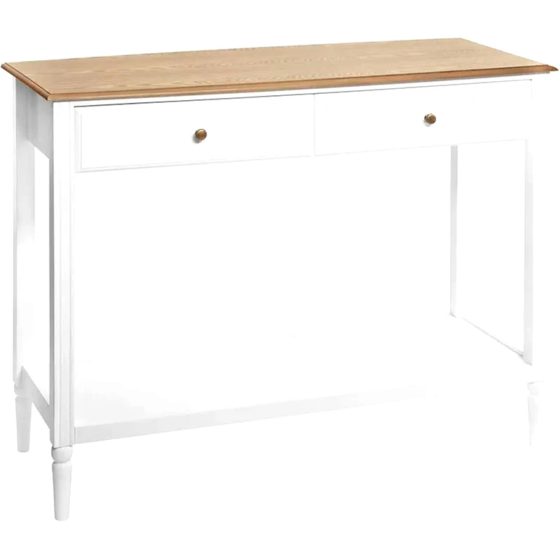SPITISHOP Κονσόλα Εισόδου Spitishop A-s Solen 166602 από Μοριοσανίδα/MDF 110.5x40x85cm - Λευκό/Καφέ