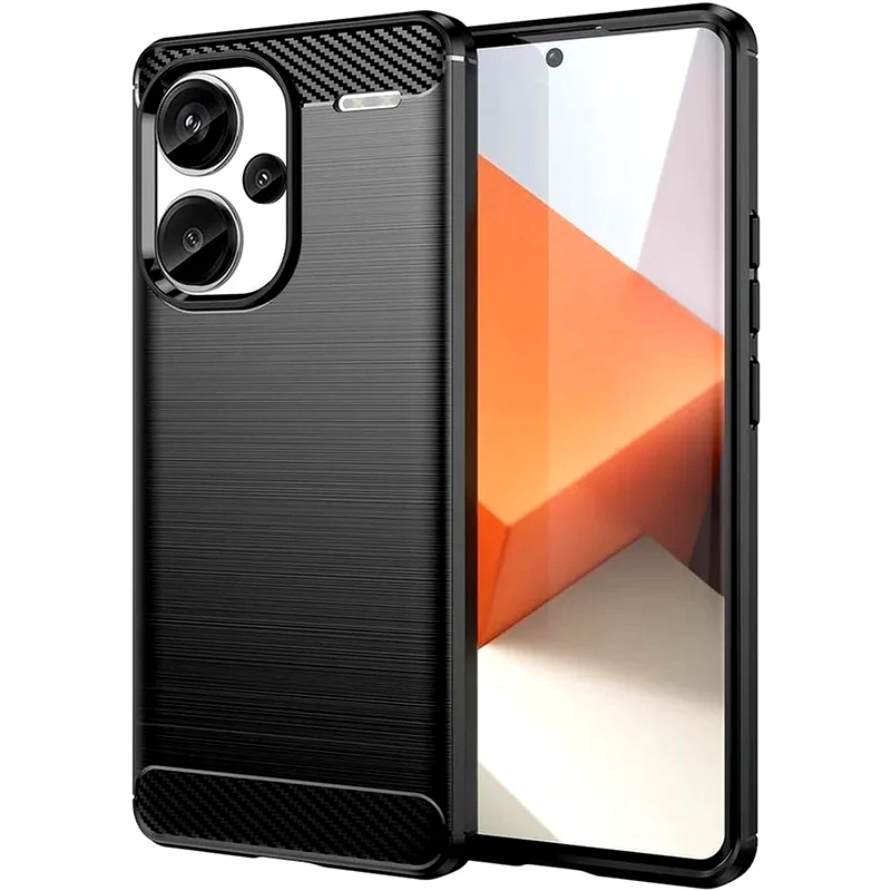 TECHSUIT Θήκη Xiaomi Redmi Note 13 Pro Plus - Techsuit Carbon Silicone - Black
