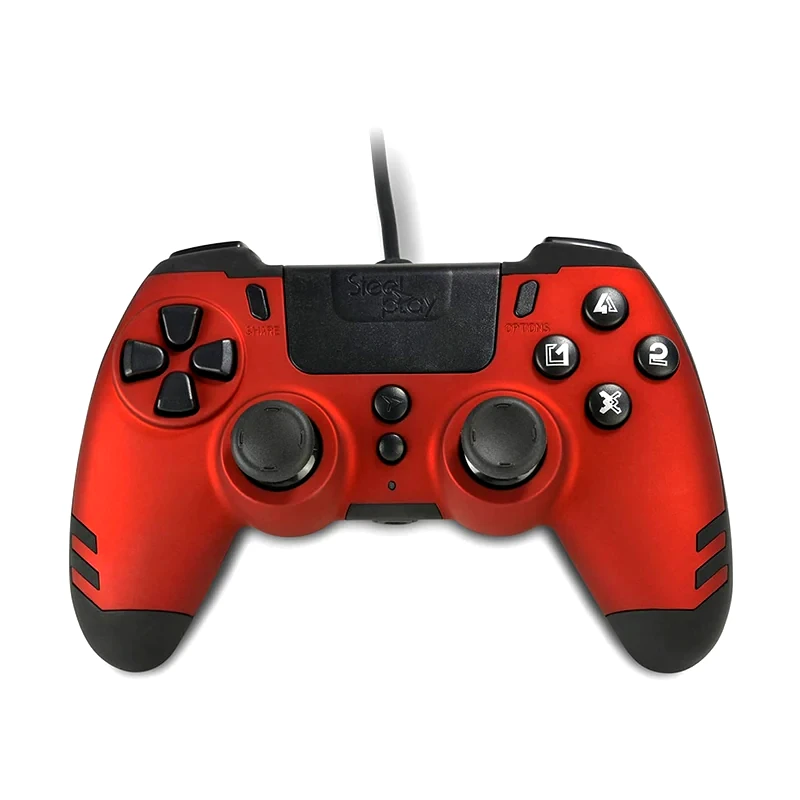 STEELPLAY Steelplay Metaltech PS4 Ενσύρματο Χειριστήριο - Ruby Red