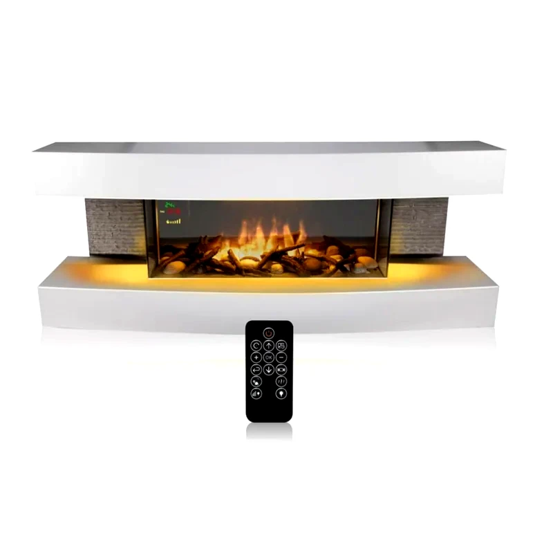 CLASSIC FIRE Montreal Ηλεκτρικό Αερόθερμο Με Εφέ Τζακιού 2000w Και 23 Led, 119.8x30x45.6 Cm