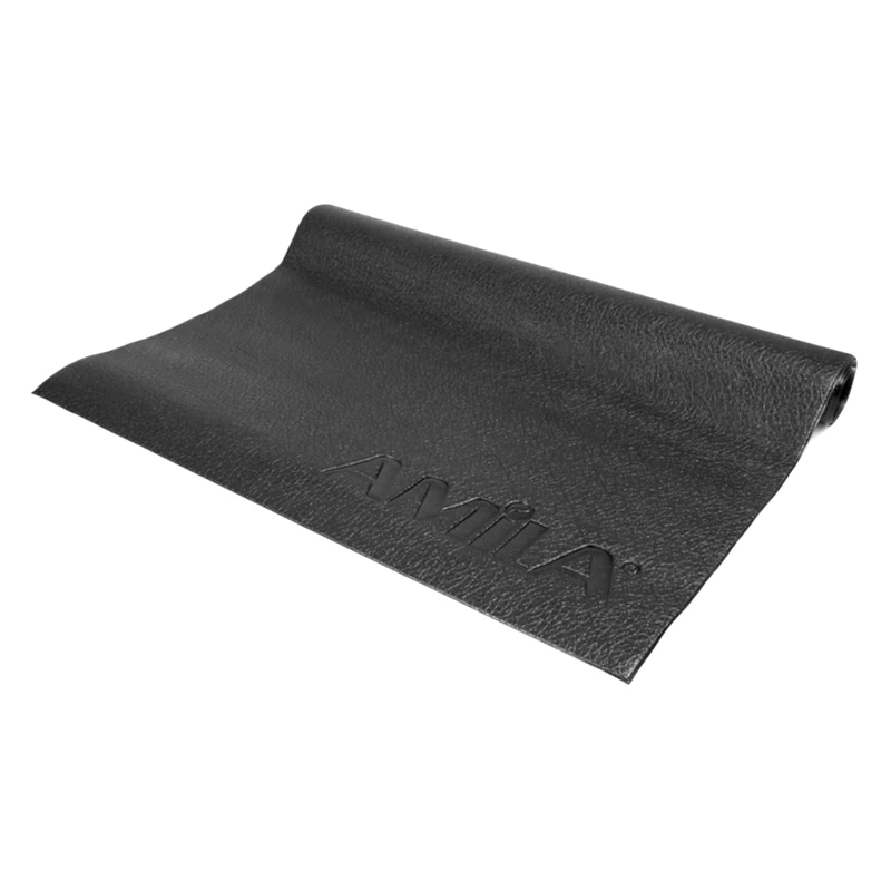 AMILA Δάπεδο Γυμναστικής Amila 81725 από Λάστιχο 160x87x0.4cm - Μαύρο