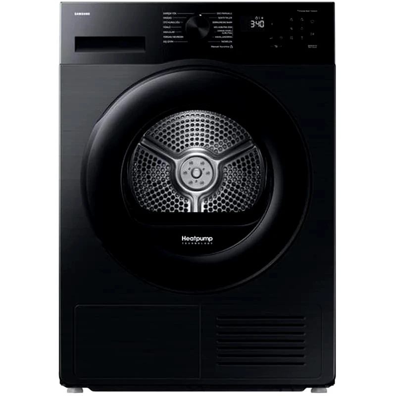 SAMSUNG SAMSUNG DV90DG52A0ABLE 9 kg με Αντλία Θερμότητας Μαύρο με WiFi Στεγνωτήριο Ρούχων