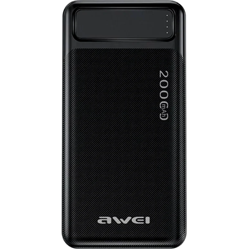 AWEI Powerbank Awei P6K 20000mAh - Μαύρο