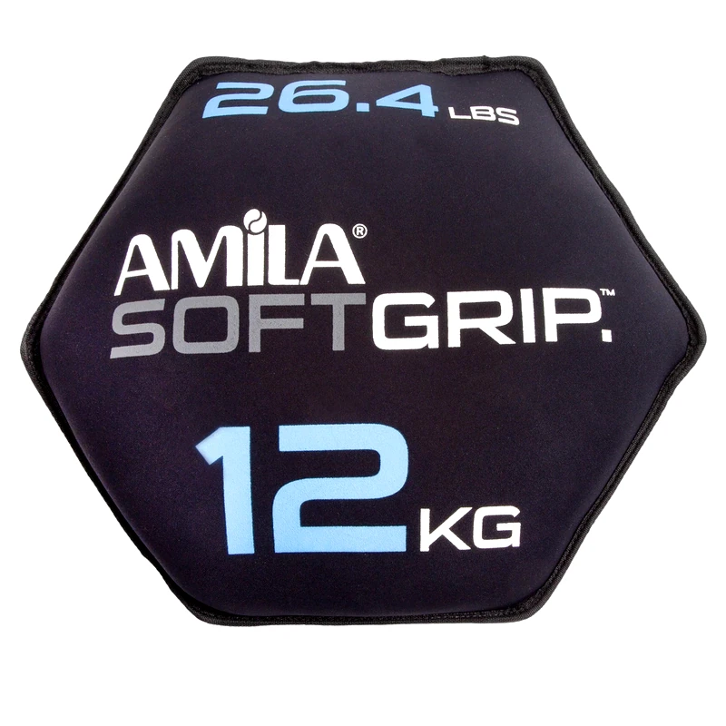 Δίσκος Βαρίδιο Amila 90756 Soft Grip - 12 kg