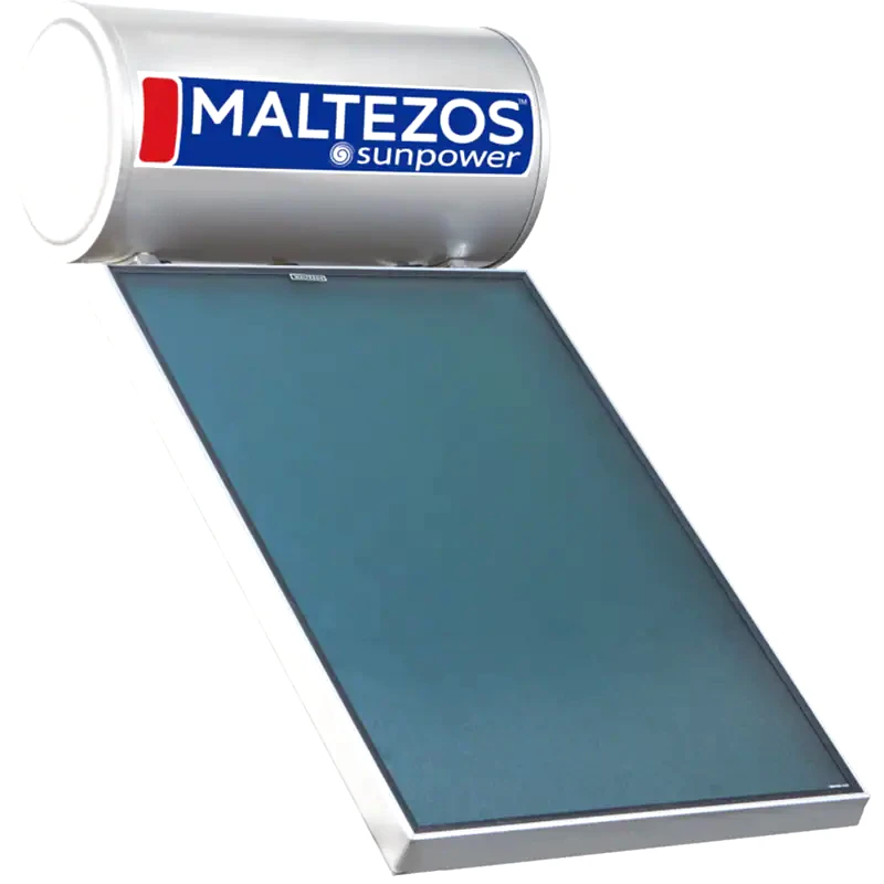 MALTEZOS Ηλιακός Θερμοσίφωνας MALTEZOS Sunpower 160L/1.95τμ Διπλής Ενέργειας Ταράτσας