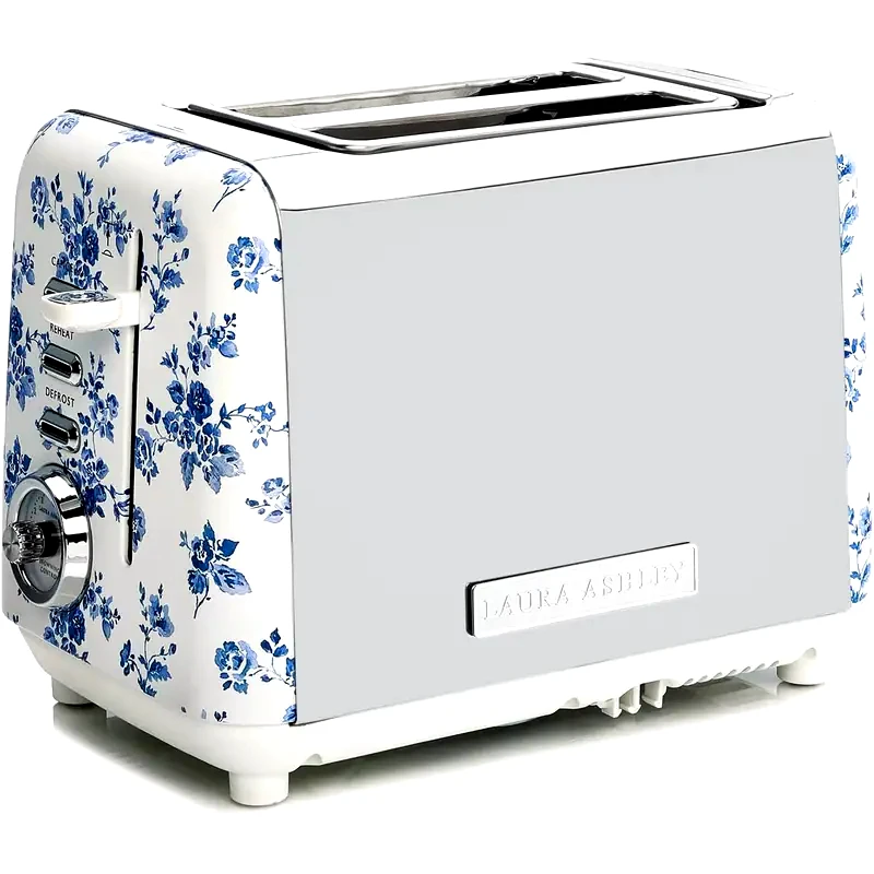 LAURA ASHLEY LAURA ASHLEY LA-STCR2 2 Θέσεων 850W Μπλε/Λευκό Φρυγανιέρα