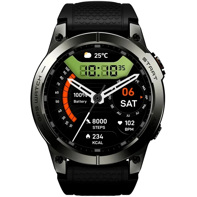ZEBLAZE Smartwatch ZeBlaze Stratos 3 Pro 36.3mm - Μαύρο