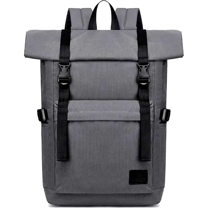 AMBER Τσάντα Πλάτης Amber με Θήκη Laptop 17.3 AΜ2017 24 lt - Γκρι