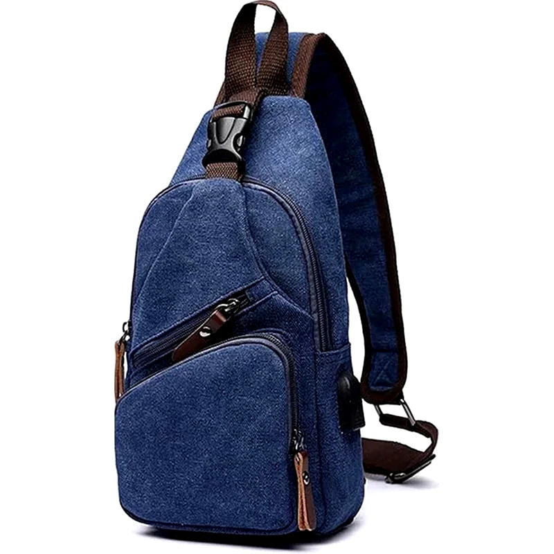 AΜBER Τσαντάκι Ώμου Amber AΜ2021 4 lt - Μπλε