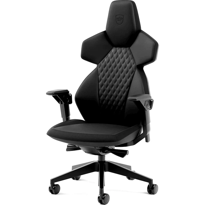 NOBLECHAIRS Gaming Καρέκλα Noblechairs Dwan Black από Συνθετικό Δέρμα - Μαύρη