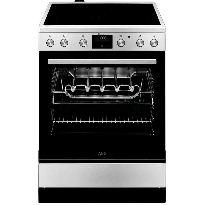 AEG AEG CCB6443NBM SurroundCook 73 Lt Inox Ηλεκτρική Κουζίνα Κεραμική