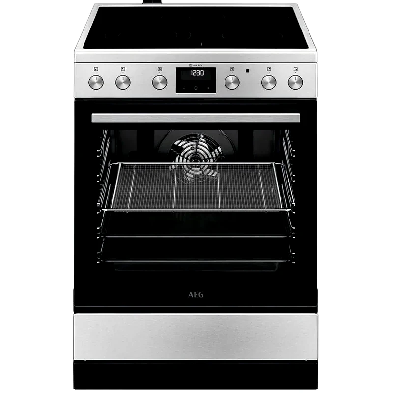 AEG AEG CCB6446CBM SurroundCook 73 Lt Inox Ηλεκτρική Κουζίνα Κεραμική