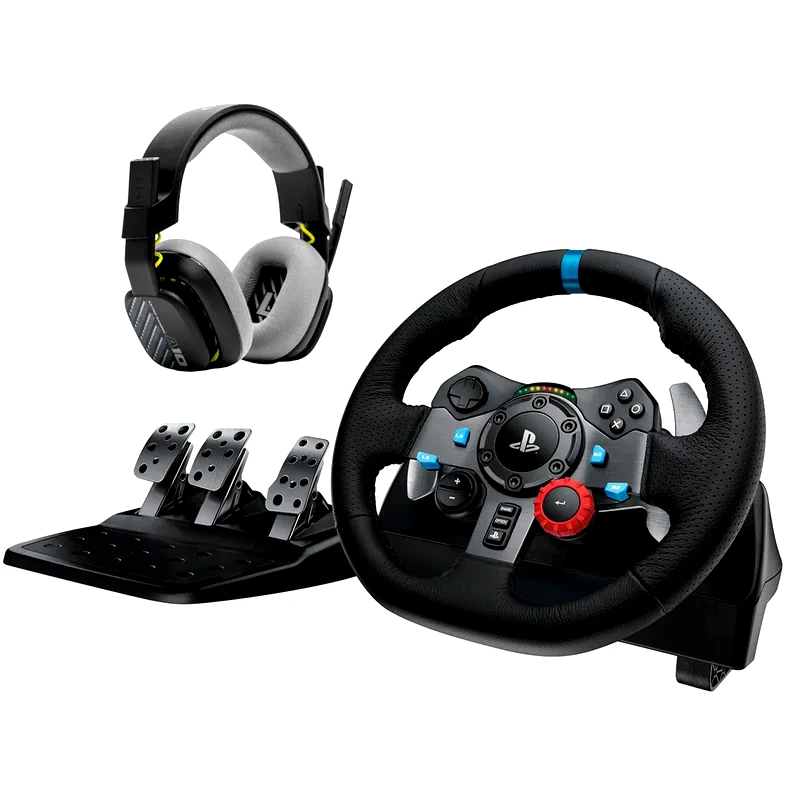 ASTRO Logitech G G29 Driving Force Τιμονιέρα με Πετάλια Headset ASTRO A10 Bundle για PS5, PS4