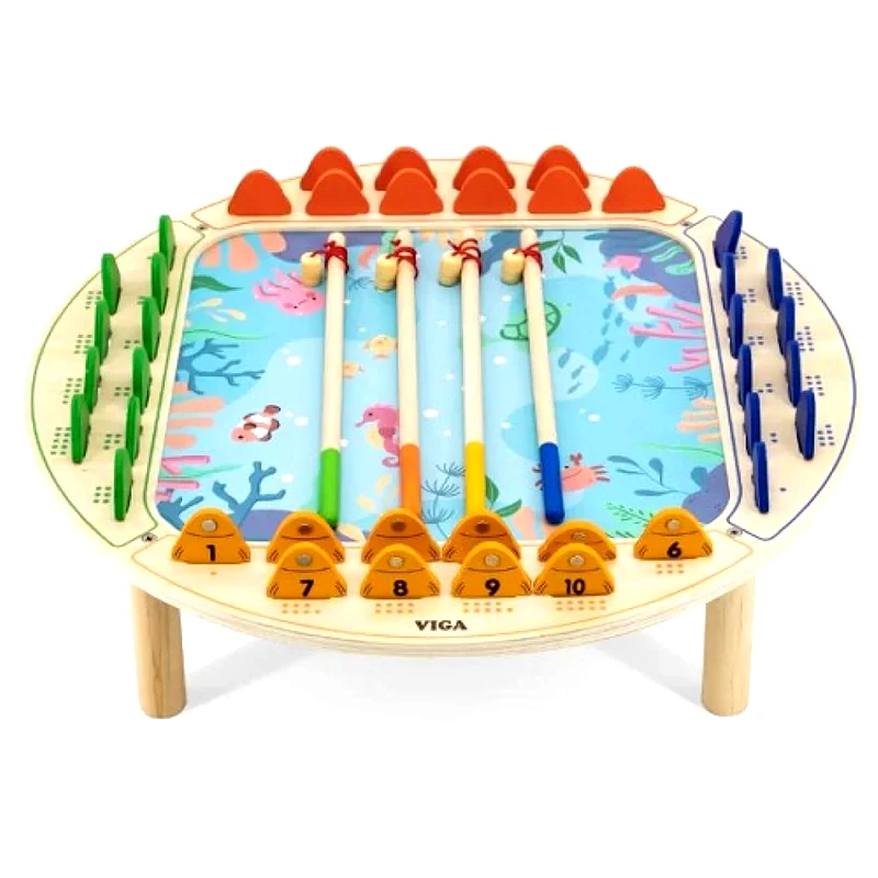VIGA Viga Επιτραπέζιο Παιχνίδι μαγνητικό Ψάρεμα Αριθμών