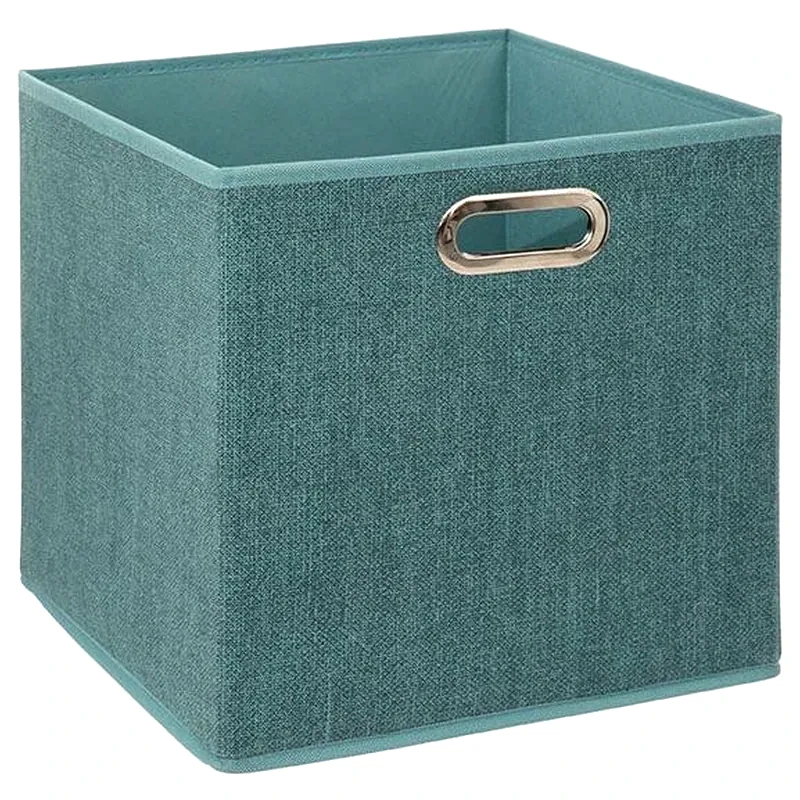 SPITISHOP Κουτί Αποθήκευσης F-V 138885n Χάρτινο 31x31cm - Πετρόλ