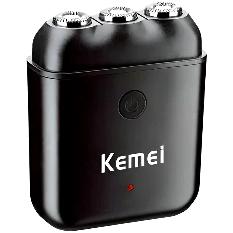 KEMEI Επαναφορτιζόμενη Ξυριστική Μηχανή Προσώπου Kemei KM-1005 - Μαύρο