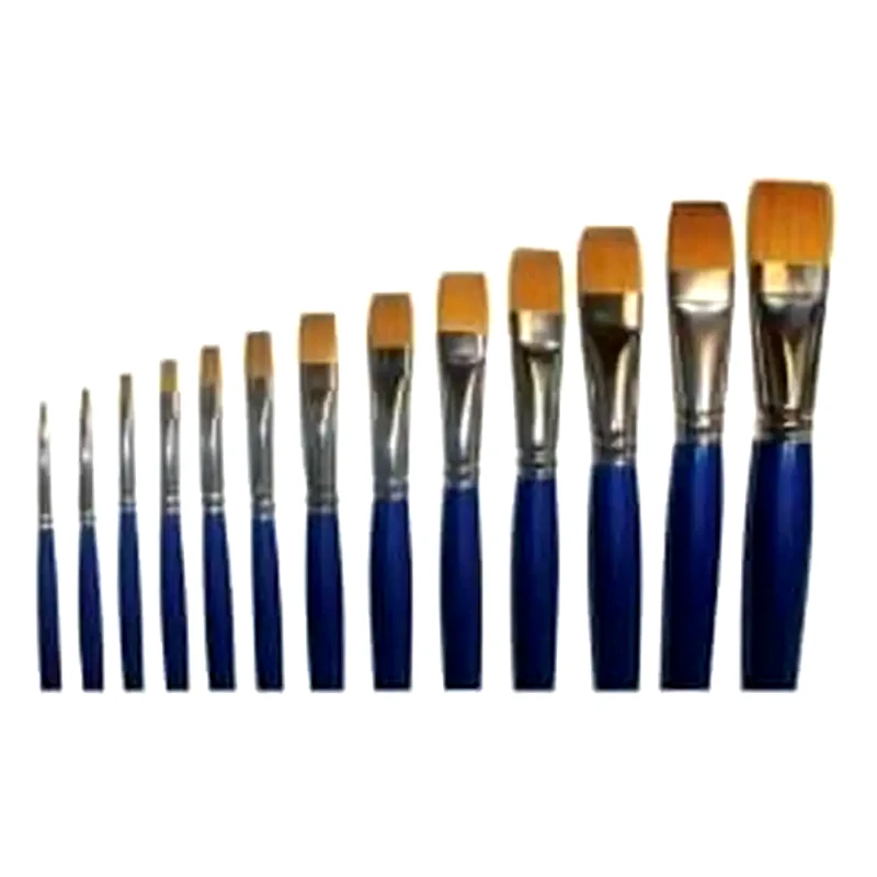 ART HOBBY Πινέλο Συνθετικό Πλακέ Μακρύ Χερούλι No 14 Art Hobby 2600 B