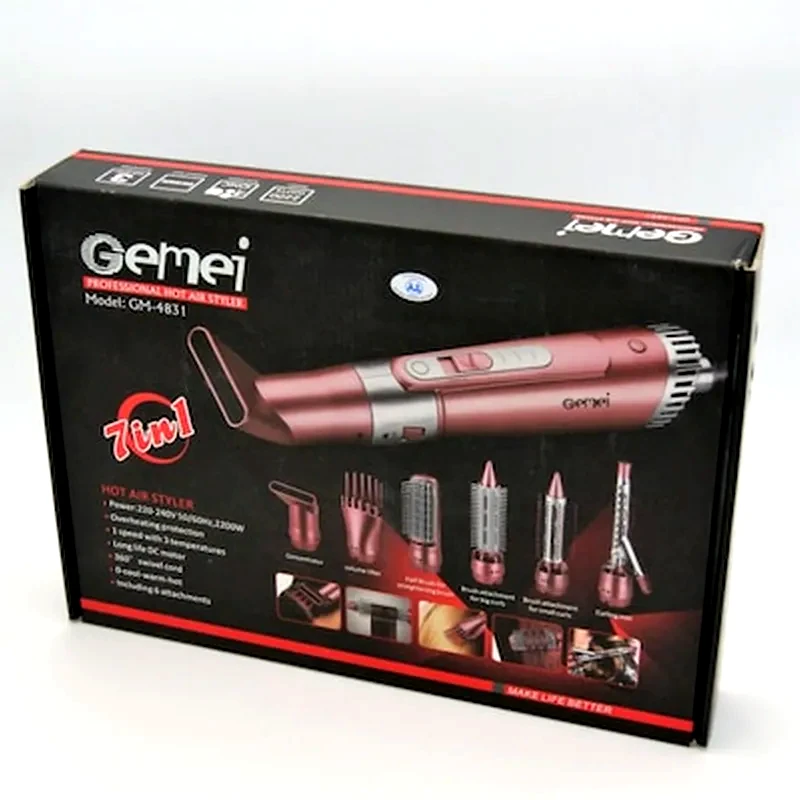 GEMEI Σεσουάρ Μαλλιών 7 Σε 1 Gm-4831 - Gemei