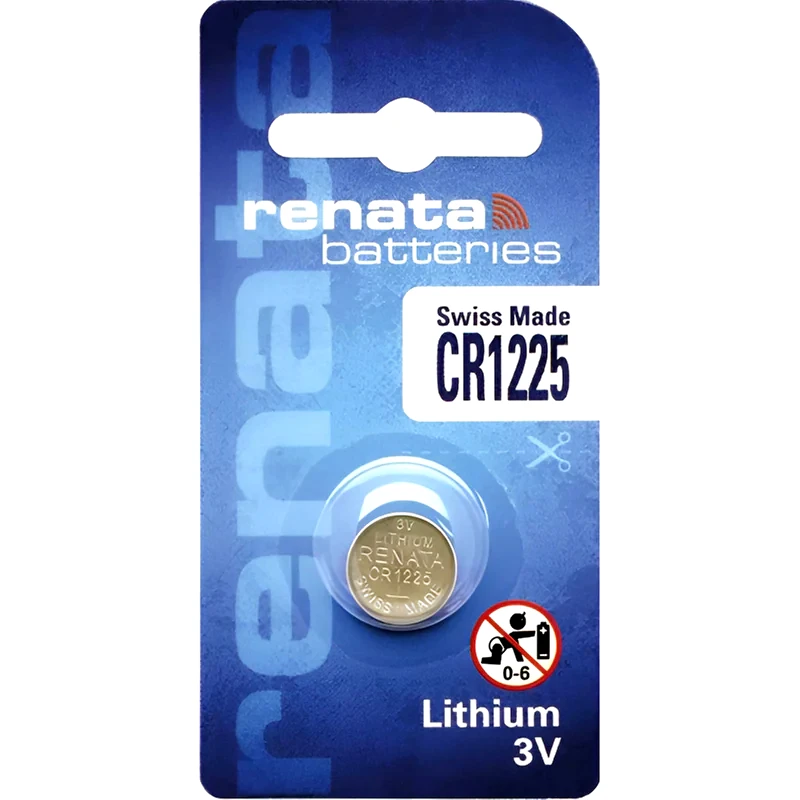 RENATA Μπαταρία Λιθίου Για Ρολόγια Renata CR1225 3V 48mah 1τμχ