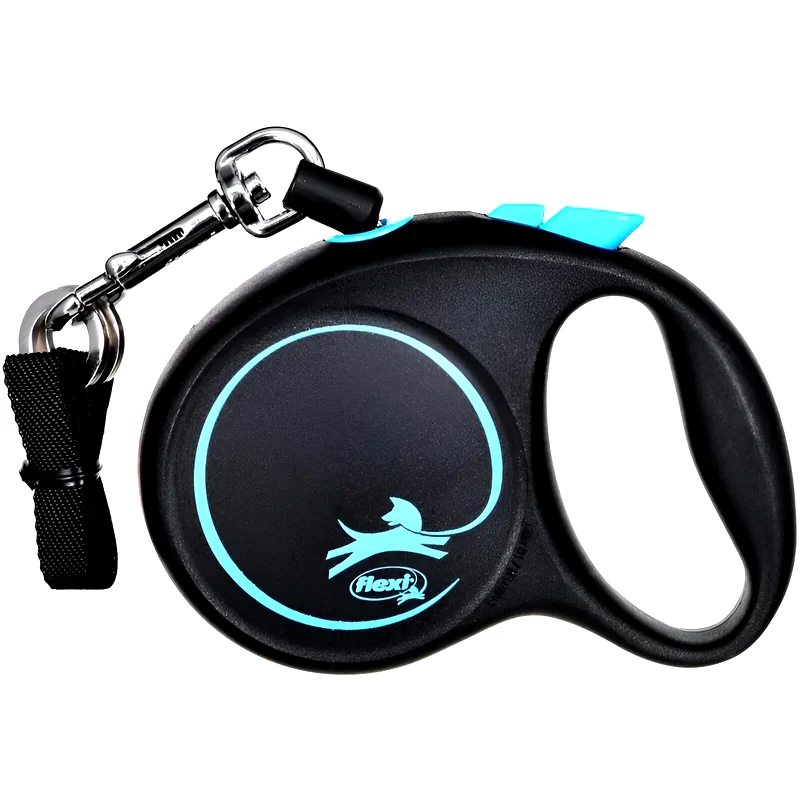 FLEXI Πτυσσόμενο Λουράκι Flexi Black Design No M Για Σκύλο - Μαύρο