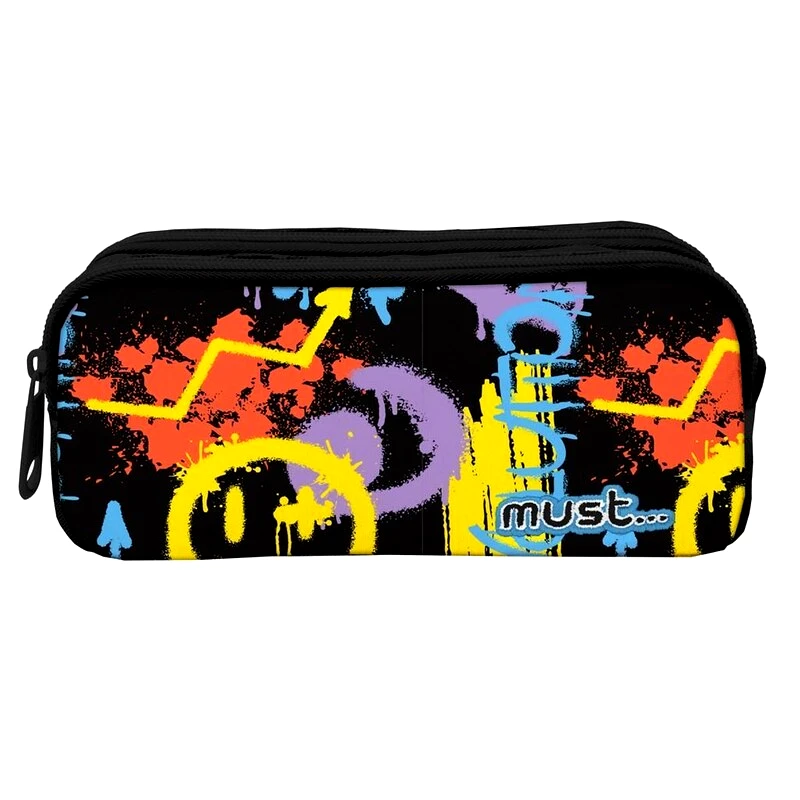 MUST... Κασετίνα Βαρελάκι Must Energy Street Art Boy 2 Θήκες