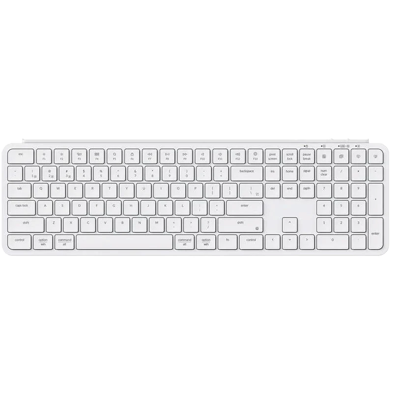 KEYCHRON Keychron B6P-K8 Ultraslim Ασύρματο Bluetooth Μηχανικό Πληκτρολόγιο - Ivory White (US)