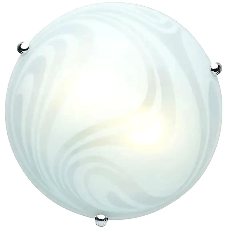 ACA DECOR Φωτιστικό Πλαφονιέρα Aca Décor Pelagos Xd08400 Sandblast από Γυαλί/Μέταλλο - Λευκό