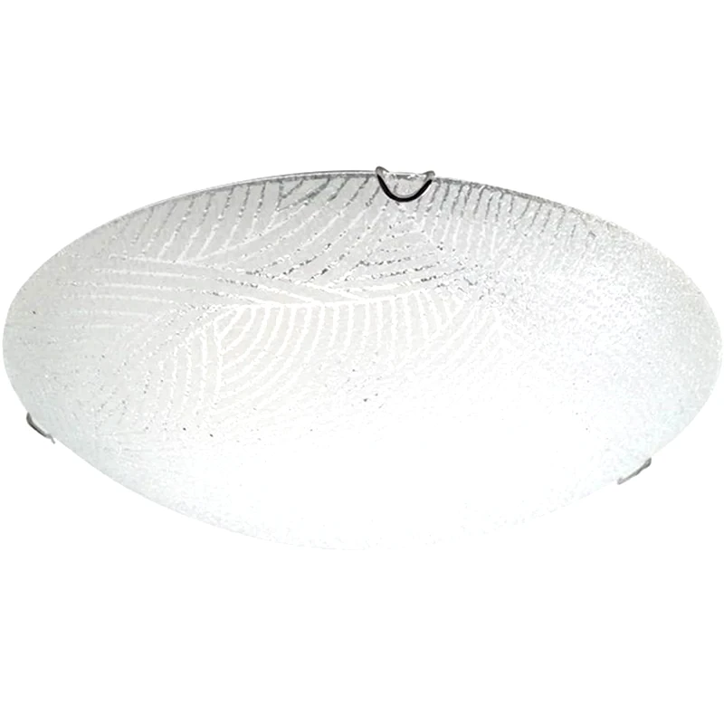 ACA DECOR Φωτιστικό Πλαφονιέρα Aca Decor Force Dl08140 Γυάλινο - Λευκό
