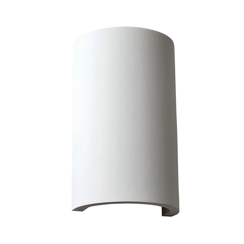 ACA DECOR Απλίκα Τοίχου Aca Meio G85281w Γύψινη 12x7x20 cm - Λευκή