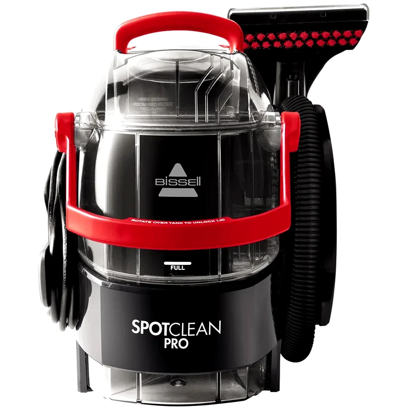 BISSELL BISSELL SpotClean Pro 1558N 750 W με Κάδο 2.8 L Μαύρη Πλυντική Σκούπα
