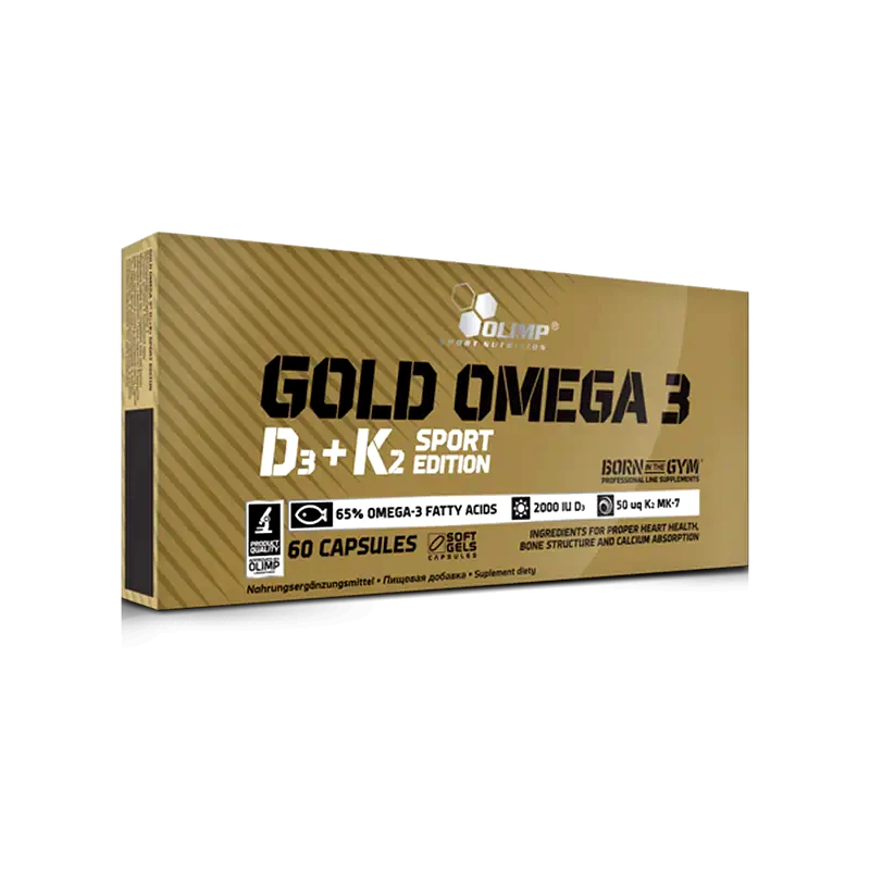 OLIMP Λιπαρά Οξέα Olimp Gold Omega-3 D3+K2 Sport Edition - 60 κάψουλες