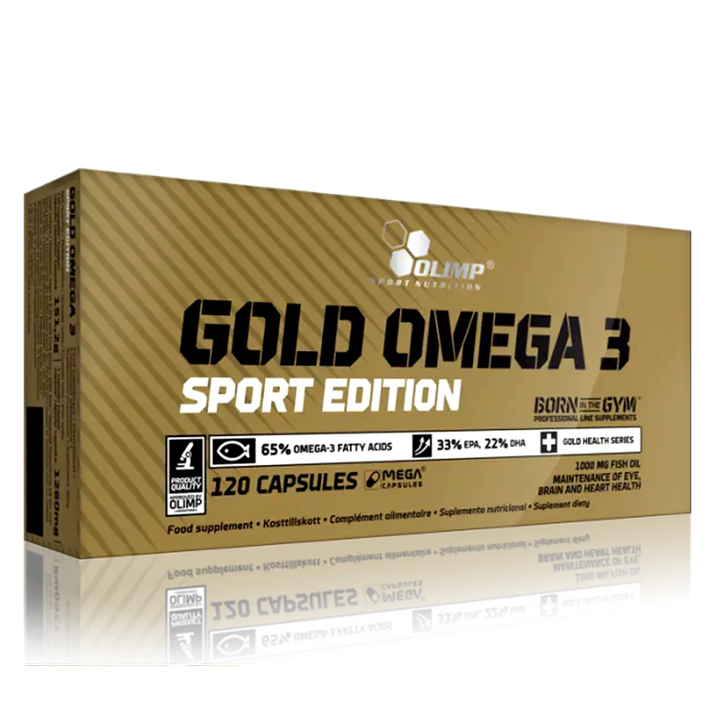 OLIMP Λιπαρά Οξέα Olimp Gold Omega-3 D3+K2 Sport Edition - 120 κάψουλες
