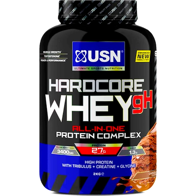 USN Πρωτεΐνη USN Hardcore Whey gH Σοκολάτα 2kg