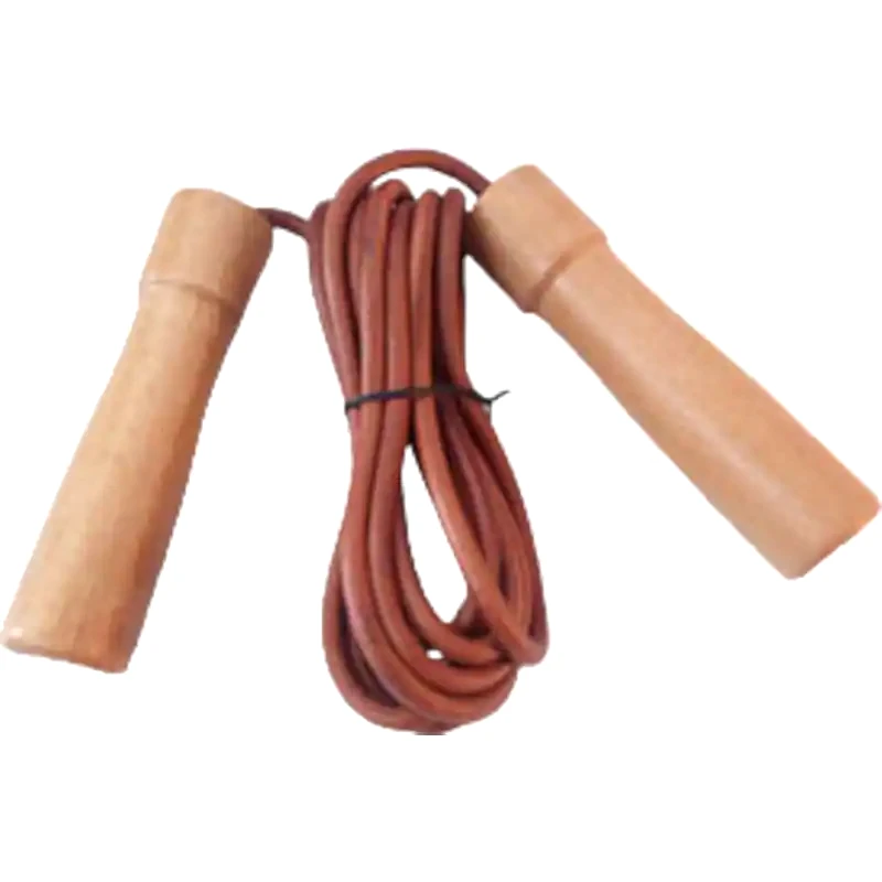 VIKING Σχοινάκι Γυμναστικής Viking IR-97120 με Ρουλεμάν Δερμάτινο - Καφέ/ Μπεζ