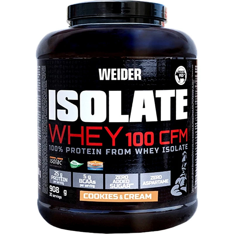 WEIDER Πρωτεΐνη Weider Isolate Whey 100 Cfm Cookies And Cream - 908gr