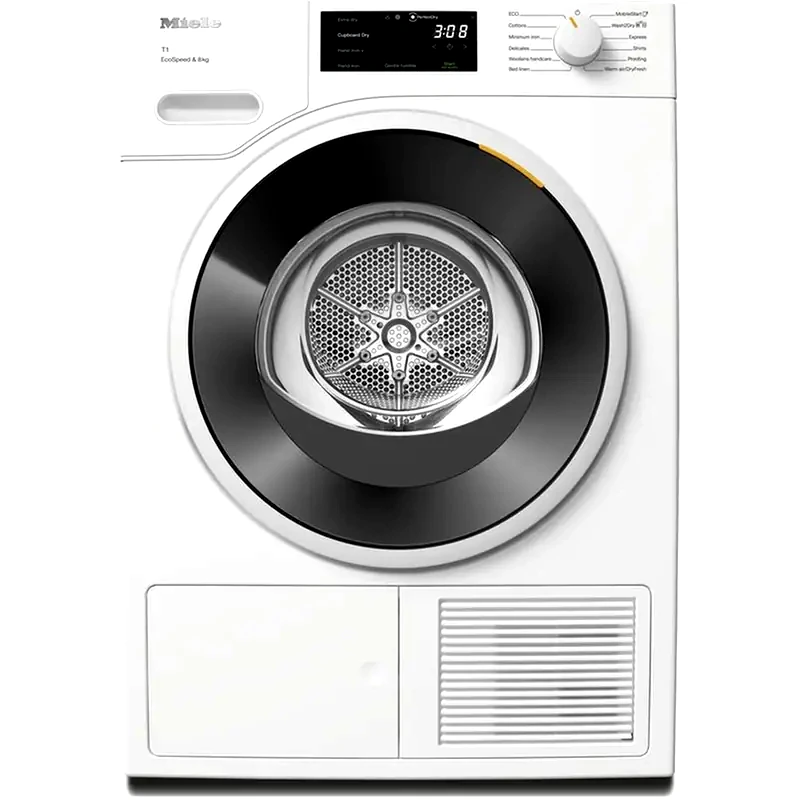 MIELE MIELE TWC640WP EcoSpeed 8 kg με Αντλία Θερμότητας Λευκό με WiFi Στεγνωτήριο Ρούχων