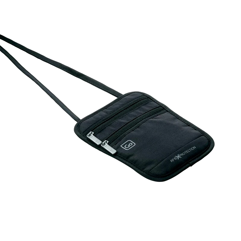 GO TRAVEL Τσαντάκι Ασφαλείας RFID Protection Go Travel Passport Pouch