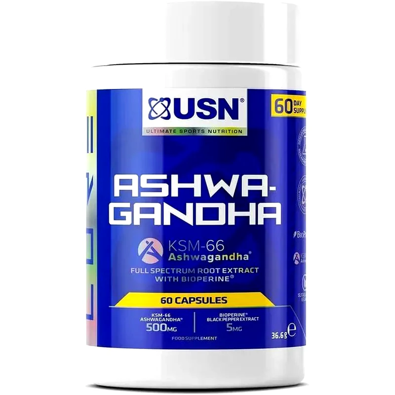 USN Ειδικό Συμπλήρωμα Διατροφής Usn Ashwagandha KSM-66 - 30 κάψουλες