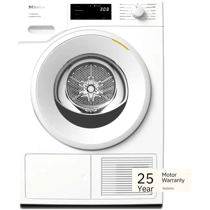 MIELE MIELE TSC643WP EcoSpeed 8 kg με Αντλία Θερμότητας Λευκό με WiFi Στεγνωτήριο Ρούχων