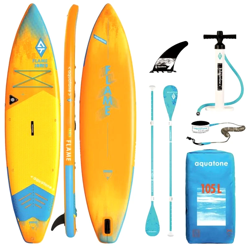 AQUATONE Φουσκωτή Σανίδα SUP Aquatone 350 x 81 - Πορτοκαλί