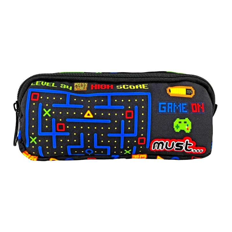 MUST... Κασετίνα Βαρελάκι Must Energy High Score 2 Θήκες