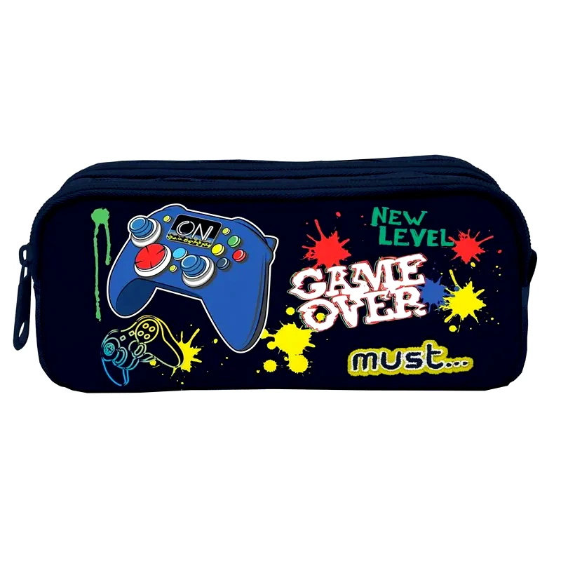 MUST... Κασετίνα Βαρελάκι Must Energy Press Start 2 Θήκες