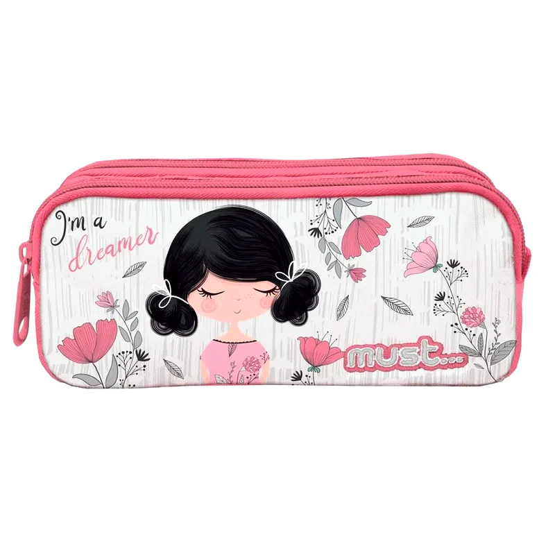 MUST... Κασετίνα Βαρελάκι Must Energy I Am A Dreamer 2 Θήκες