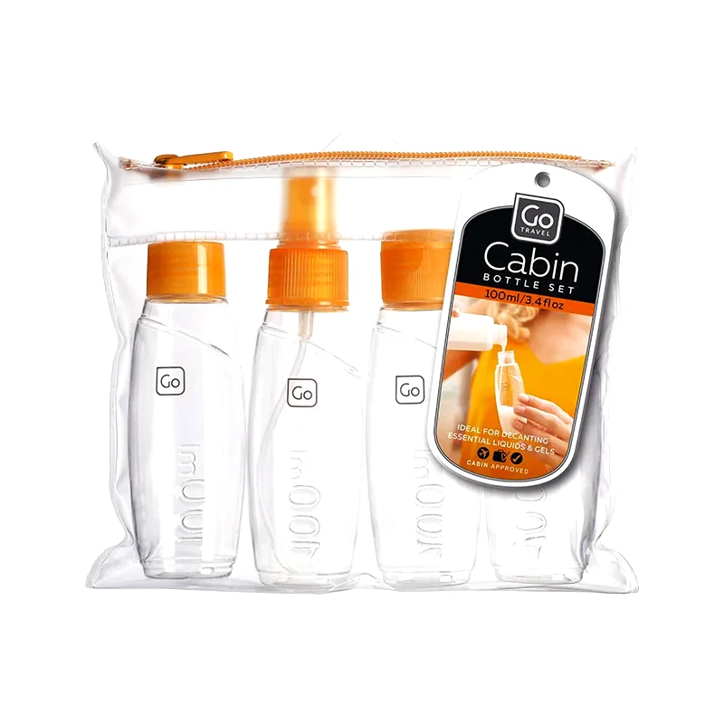 GO TRAVEL Σετ Μπουκάλια Ταξιδιού Cabin Bottles Go Travel