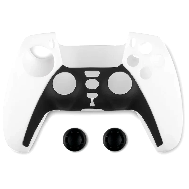 SPARTAN GEAR Spartan Gear Θήκη Σιλικόνης Χειριστηρίου PS5 - Λευκό/Μαύρο