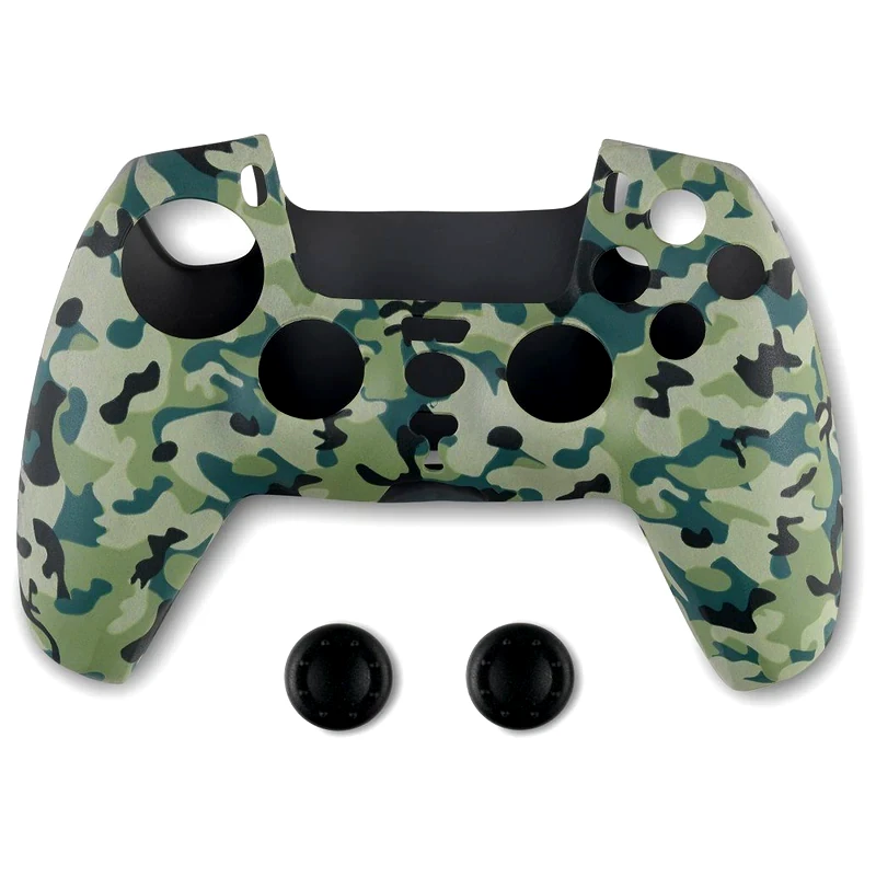SPARTAN GEAR Spartan Gear Θήκη Σιλικόνης Χειριστηρίου PS5 - Green Camo